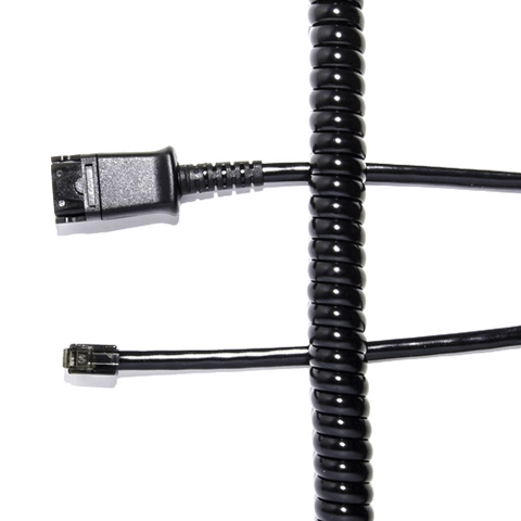 U10P Polaris Cords for all H/HW Series Plantronics QD Compatible Headsets