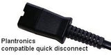 Addasound Crystal 2871 Monaural QD Headset - PLT QD