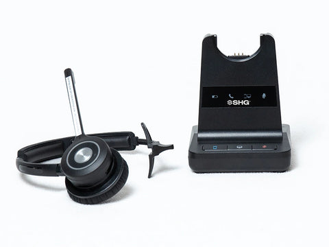 SHG S250-Mono Monaural DECT Wireless Headset with Passive Noise Canceling Mic