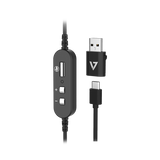 V7 HU521-2NP Deluxe USB Stereo Headset