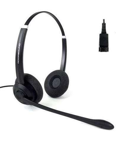 Addasound Crystal SR2702 Entry USB Duo Wired Headset - Item SR2702 - Headset World USA - Your Headset Solutions