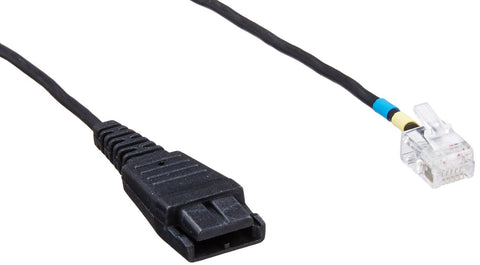 GN Netcom/Jabra 01-0203 Headset Cord with QD supports Jabra 8000 8050 8210 amplifiers - Headset World USA - Your Headset Solutions