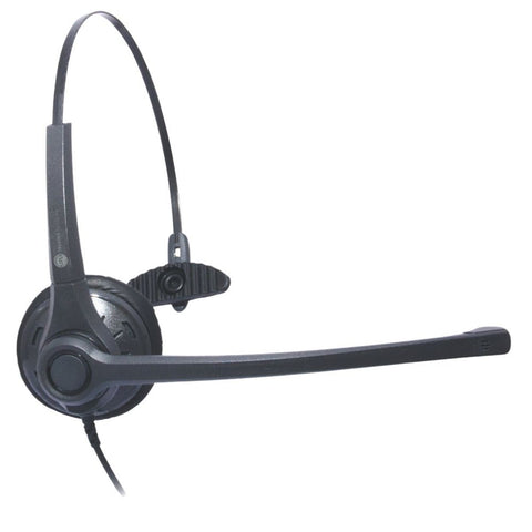 JPL-400-PM Monaural Headset With Noise Cancelling, Put And Stay Ratchet Boom And PLX Compatible QD.