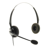 JPL 100-B Binaural Headset with Noise Cancelling Mic - PLT QD