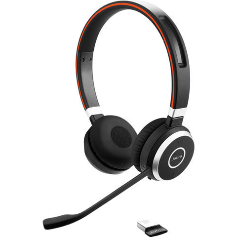 Jabra EVOLVE 65 UC Stereo DUO Bluetooth Headset 6599-829-409 - CONTACT US FOR SPECIAL PRICING OFFERS! - Headset World USA - Your Headset Solutions