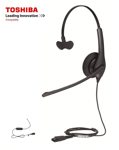 Toshiba Certified Jabra Biz 1500 Mono Headset Bundle