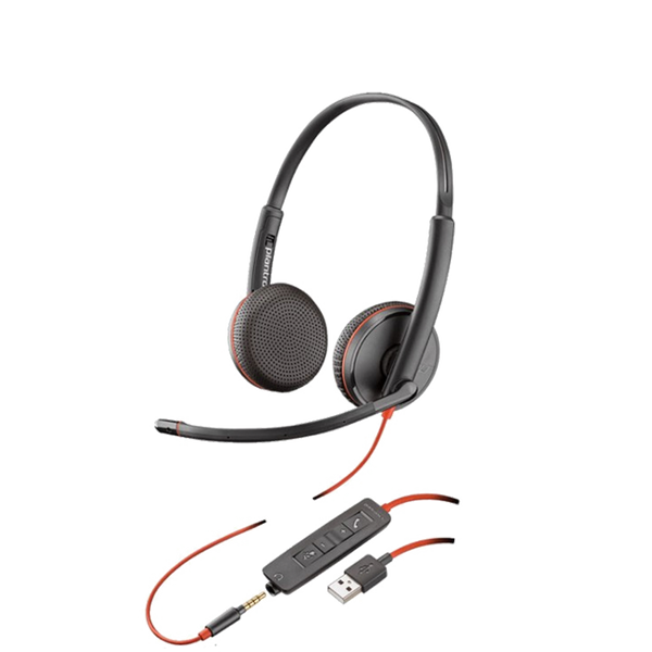 Plantronics Blackwire C3225 DUO USB-A Headset