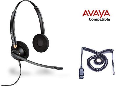 Avaya compatible Plantronics HW520 with Avaya interface Cable