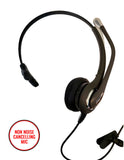 Starkey SM5310 MONAURAL PTT Military USB Headset with Push-To-Talk NON NOISE CANCELLING