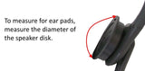 Headset Ear Pad - How to measure for right size