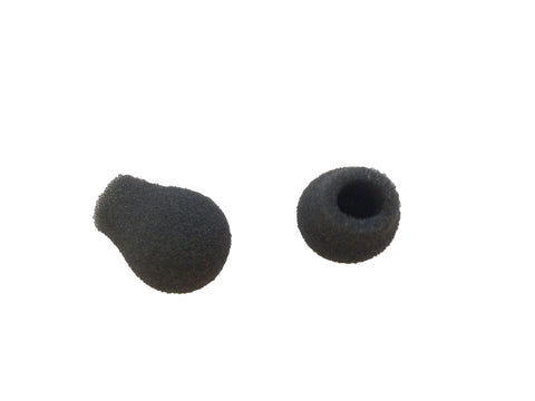 Gray Foam Headset Mic Windscreens - Quantity of 12 - Headset World USA - Your Headset Solutions