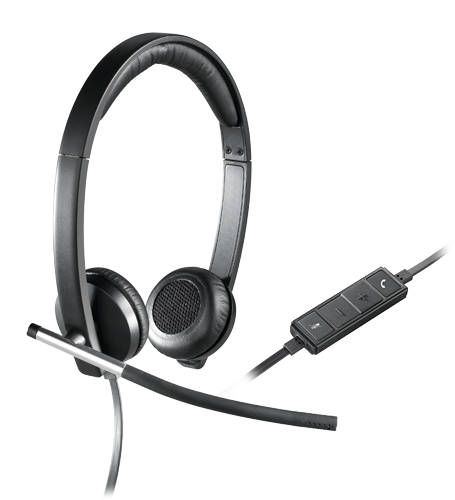 Logitech h650e stereo usb discount headset