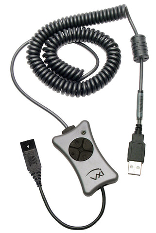 VXI X200 USB Adapter for P Series or any PLT QD Headsets 202931 - DISCONTINUED