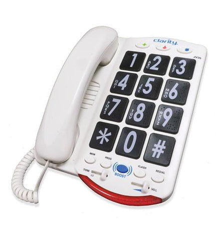CLARITY JV35 76560.001 50dB Phone Large Black Keys - FREE SHIPPING