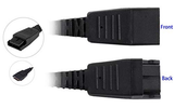 GN QD Compatible 2.5mm Headset cord for Jabra QD compatible corded headset
