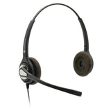JPL-402-PB Binaural Headset With Noise Cancelling, Put And Stay Ratchet Boom And PLX Compatible QD