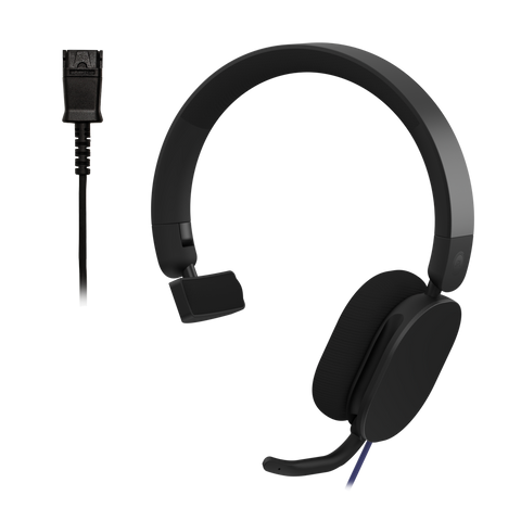 JPL Icon 110 PM Foldable Monaural, PLX Compatible QD Headset W/ Over-The-Ear Soft Fabric Ear Cushion (Copy)