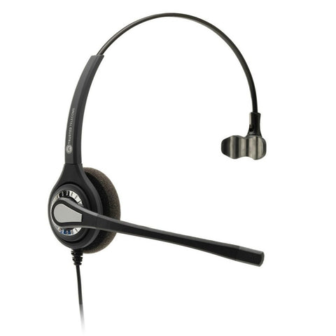 JPL 401-PM Monaural Headset With Noise Cancelling, Put And Stay Ratchet Boom, Foam Ear Cushion And PLX Compatible QD. Surround Shield Noise Cancellation