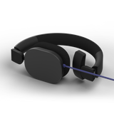 JPL Icon 110 UM3 Foldable Monaural, USB-A & USB-C Headset W/ An Over-The-Ear Soft Fabric Ear Cushion