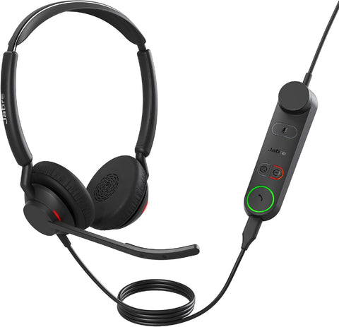 Jabra Engage 50 II Stereo USB-C PC Headset w/control unit (Engage Link 50 II), UC