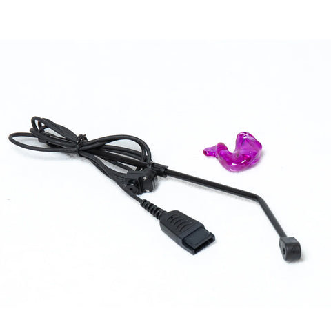 SHG S 130 NC Custom Headset with Passive Noise Canceling Mic (Earmold NOT Included. Cable sold separately.)