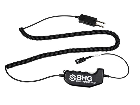 SHG SD145-PTT/AMP Push-To-Talk Cable - PLT QD