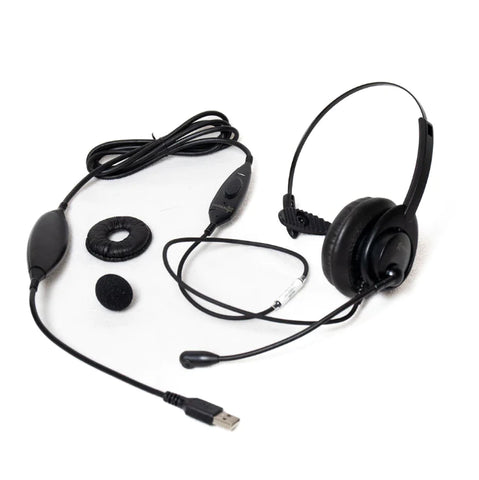 Starkey SM5300-MOTH-PTT Monaural Military USB Headset with Push-To-Talk Passive Noise Canceling Mic