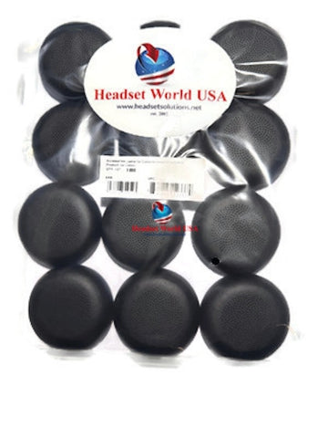 Yealink Leatherette Ear Cushion WH62/WH66/UH36/YHS36 - 1 Pack of 12 Ear Pads on Ear Plate - FREE SHIPPING