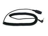 GN/Jabra 3.5mm cord - long curly