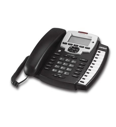 Cortelco Trendline Red Corded Telephone ITT-8150 - Headset