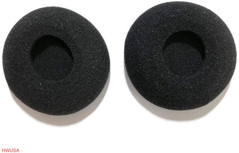 Replacement Foam Headset Ear Cushions - 2 PK, Compatible with BlueParrott B250-XT, B250-XT+,Plantronics, Smith Corona.Jabra,VXI | SupraPlus HW251,HW261,Jabra 2300