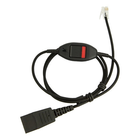 Jabra Mute Cord for Link 850  8800-01-20 - Headset World USA - Your Headset Solutions