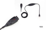 Ultra Binaural Headset 5022 with PLT QD and USB Cord included