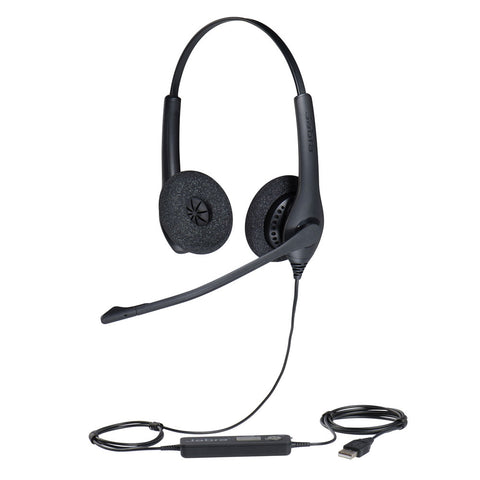 Jabra Biz 1500 DUO USB Headset - for use on computers 1559-0159 - Headset World USA - Your Headset Solutions