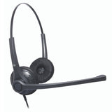 JPL 400-PB Binaural Headset With Noise Cancelling, Put And Stay Ratchet Boom And PLT Compatible QD