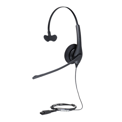 Cisco Compatible Jabra Biz 1500 Monaural Headset with Cisco compatible bottom cord - Headset World USA - Your Headset Solutions