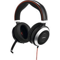 Jabra Evolve 80 UC Stereo Headset 7899-829-209 - CONTACT US FOR SPECIAL PRICING OFFERS - Headset World USA - Your Headset Solutions