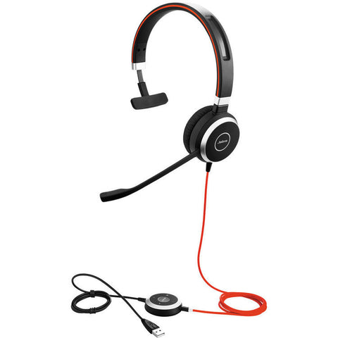 Jabra EVOLVE 40 UC MONO USB Headset 6393-829-209 - CONTACT US FOR SPECIAL PRICING OFFERS! - Headset World USA - Your Headset Solutions
