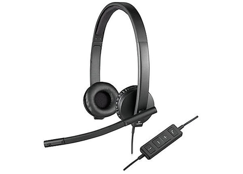 Logitech H570e Binaural USB Headset 981-000574 - Headset World USA - Your Headset Solutions