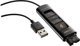 Plantronics DA80 H Series USB Headset Cord - for use on your computers 201852-01 - Headset World USA - Your Headset Solutions