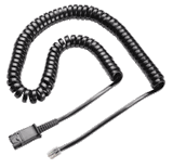 For use on CISCO PHONES - Plantronics HW251N Monaural Headset with CISCO BOTTOM CORD - Headset World USA - Your Headset Solutions