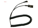 2.5 MM Headset Cord for Plantronics H/HW Series Headsets