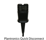 HIS cords for any Plantronics QD Compatible Headsets on Avaya Phones - Headset World USA - Your Headset Solutions