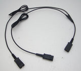 Plantronics QD Y-cord training adapter WITHOUT mute