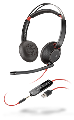 Plantronics Blackwire 5220 Stereo USB-C Headset 207586-01 - Headset World USA - Your Headset Solutions