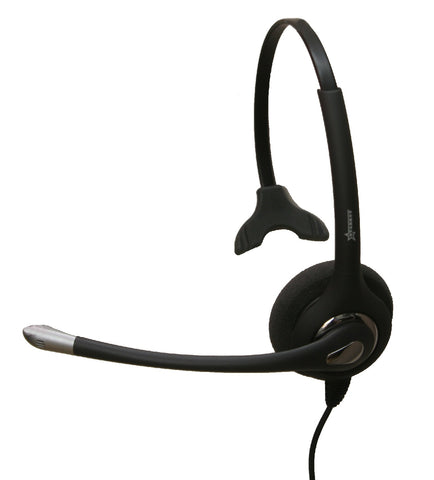 Starkey S500-PL T500 Elite Noise Canceling Headset w/Plantronics compatible quick disconnect - Includes CISCO bottom cord