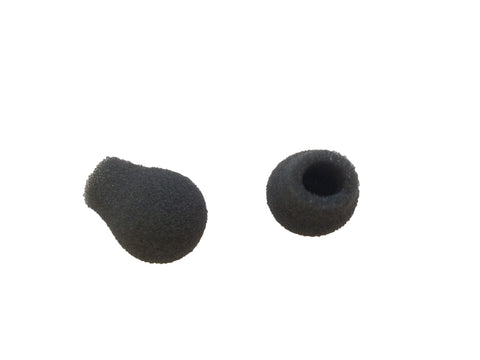 Gray Foam Mic Windscreens for Headsets - 1 pair - Headset World USA - Your Headset Solutions