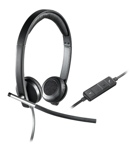 Logitech USB H650e Stereo Headset 981-000518 - Headset World USA - Your Headset Solutions