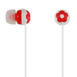 Soccer Shaped Designed In-ear Stereo Earphone - Red