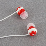 Soccer Shaped Designed In-ear Stereo Earphone - Red